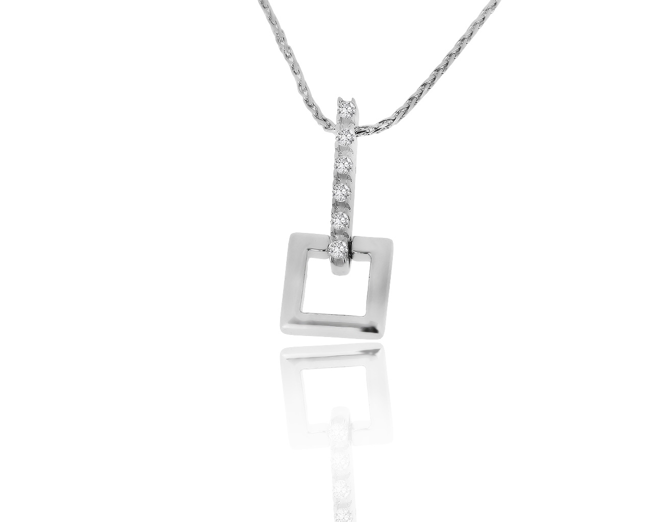 Оригинальный золотой кулон с бриллиантами 0.10ct Chimento 130120/8