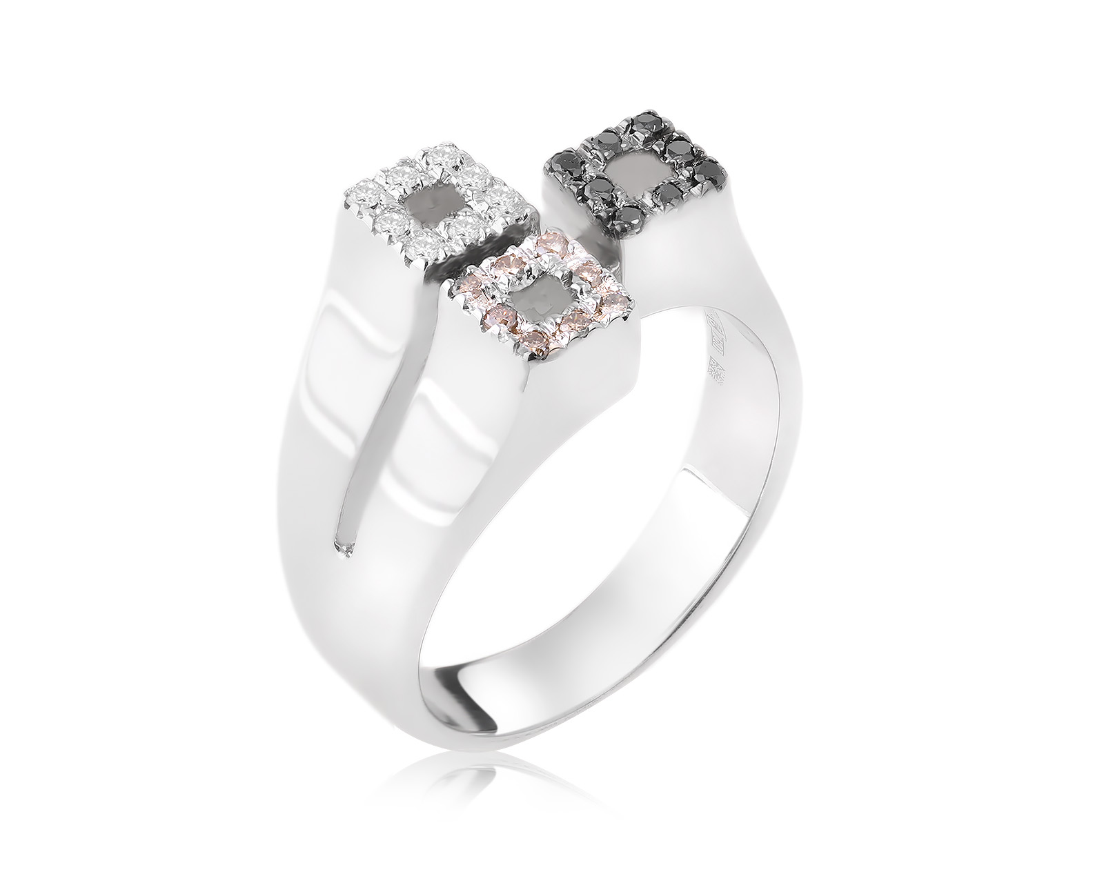 Золотое кольцо с бриллиантами 0.16ct 221023/9