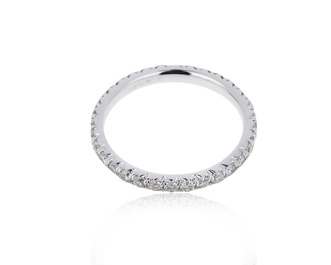 Прелестное золотое кольцо с бриллиантами 0.80ct