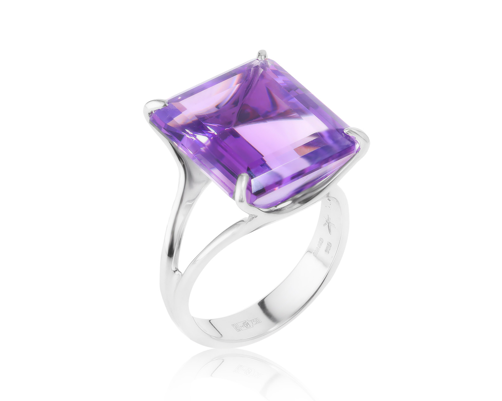 Оригинальное золотое кольцо с аметистом 11.20ct H.Stern 050922/2 Оригинальное золотое кольцо с аметистом 11.20ct H.Stern 050922/2