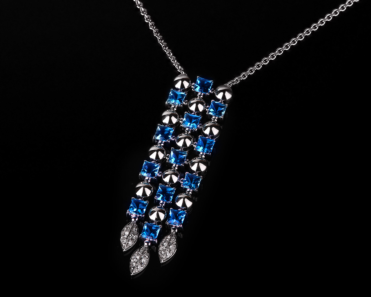 Волшебное золотое колье с топазами Bvlgari Lucea