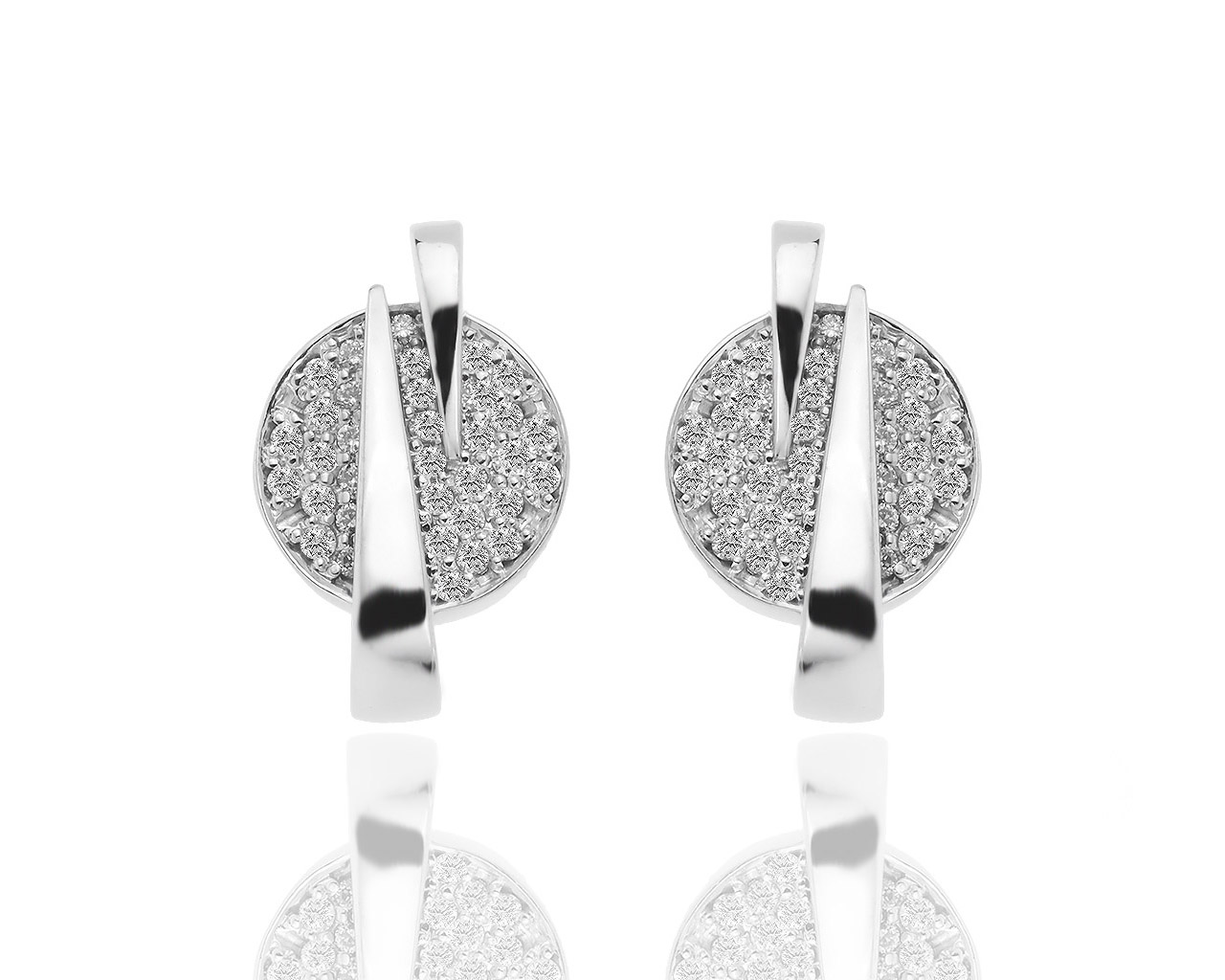 Оригинальные золотые серьги с бриллиантами 0.40ct Casa Gi 270219/4