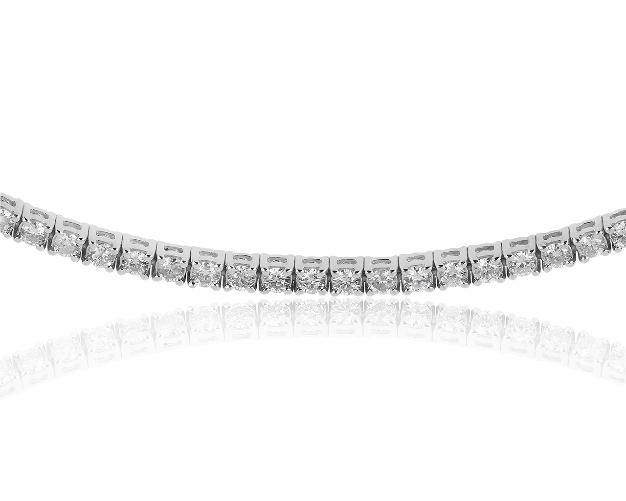 Прекрасный золотой браслет с бриллиантами 2.63ct