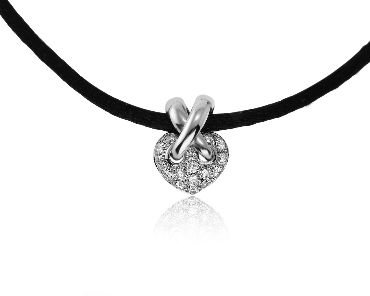 Оригинальный золотой кулон с бриллиантами 0.33ct Chaumet Liens 030221/4