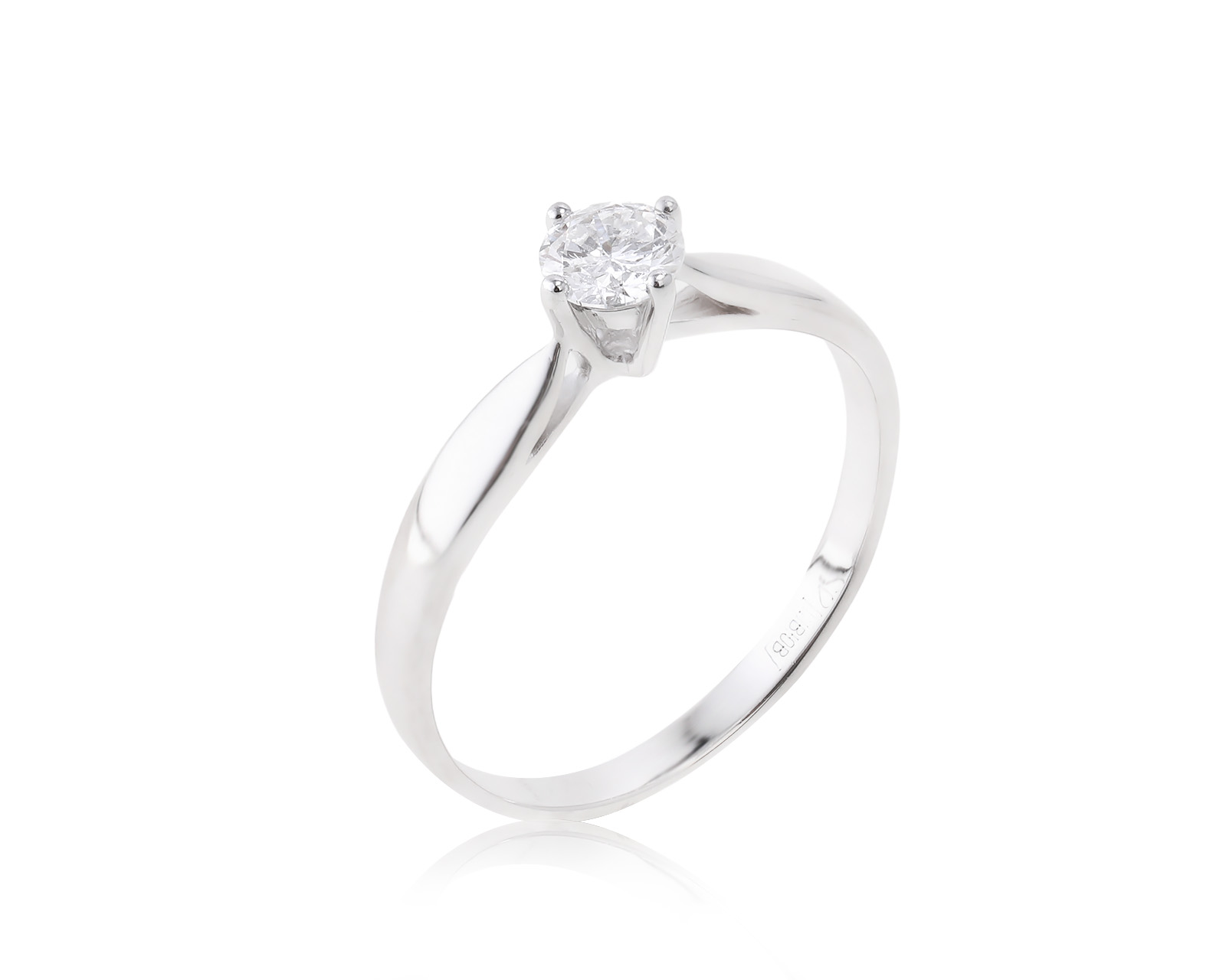 Золотое кольцо с бриллиантом 0.27ct 160723/2 Золотое кольцо с бриллиантом 0.27ct 160723/2