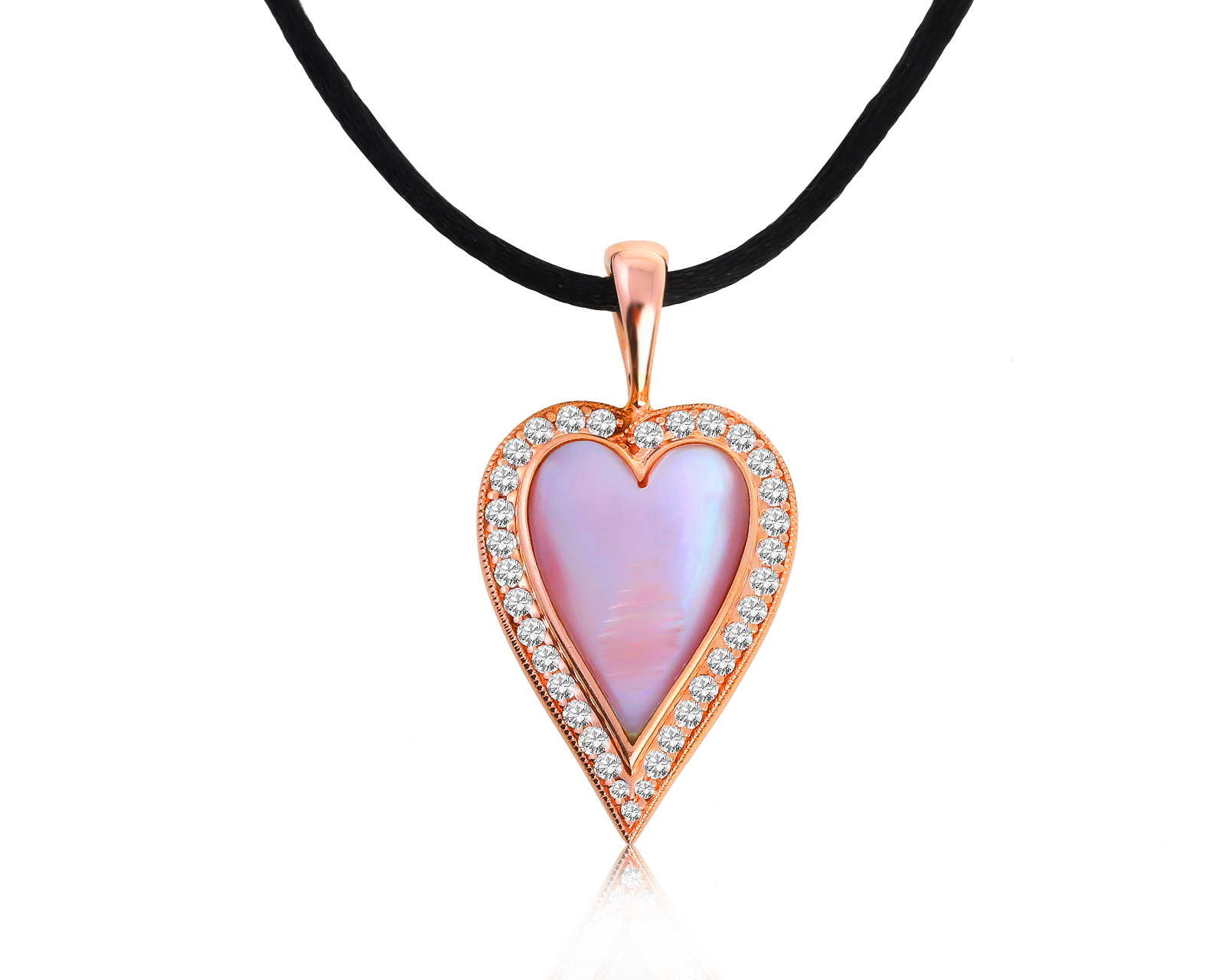 Оригинальный золотой кулон с бриллиантами 0.95ct Kabana 090621/16