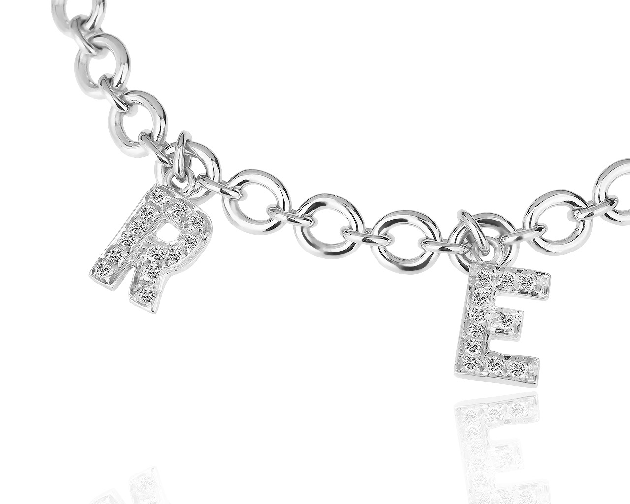 Чудесный золотой браслет с бриллиантами 0.50ct Crivelli