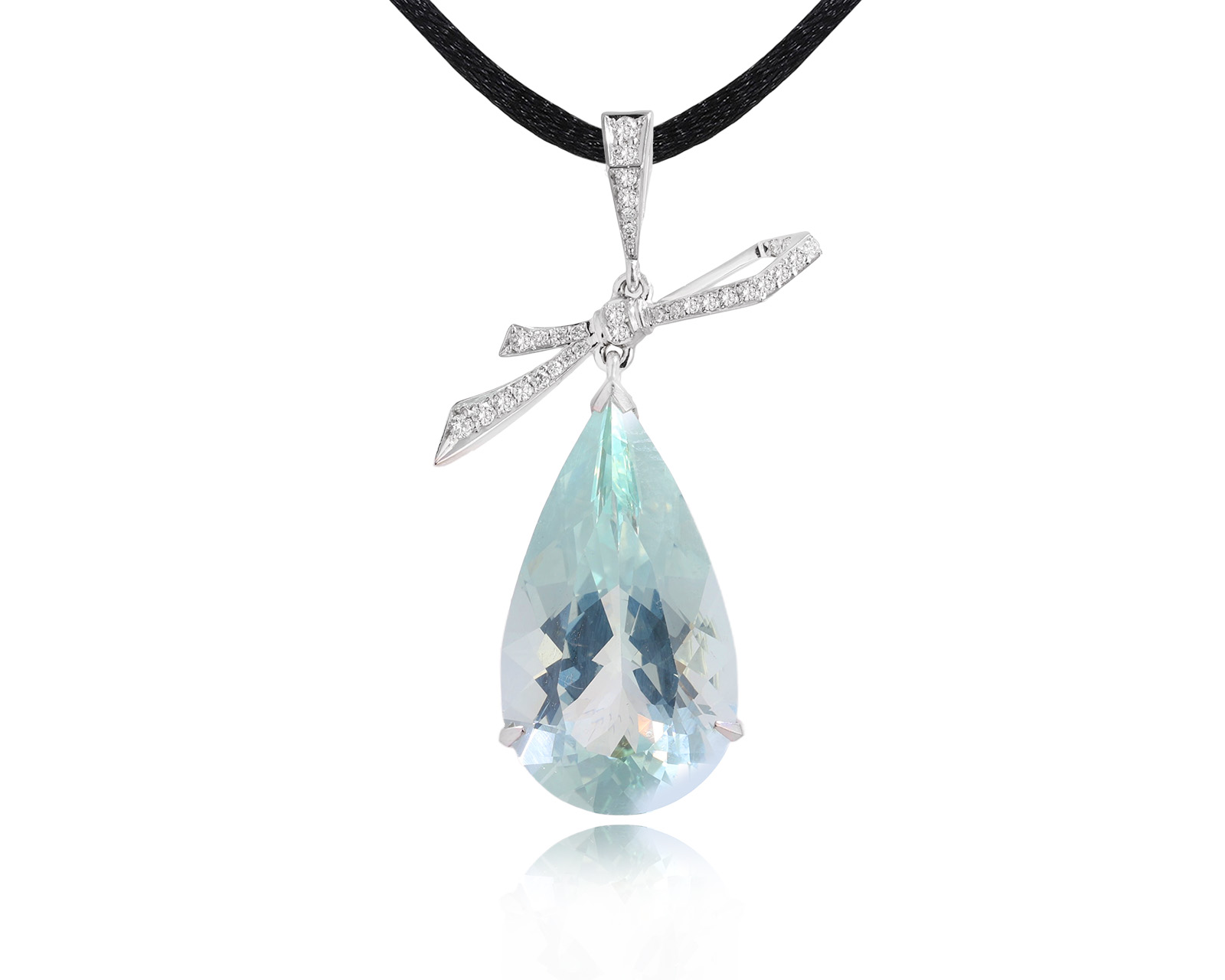 Оригинальный золотой кулон с аквамарином 17.93ct Yana 181225/КМ298