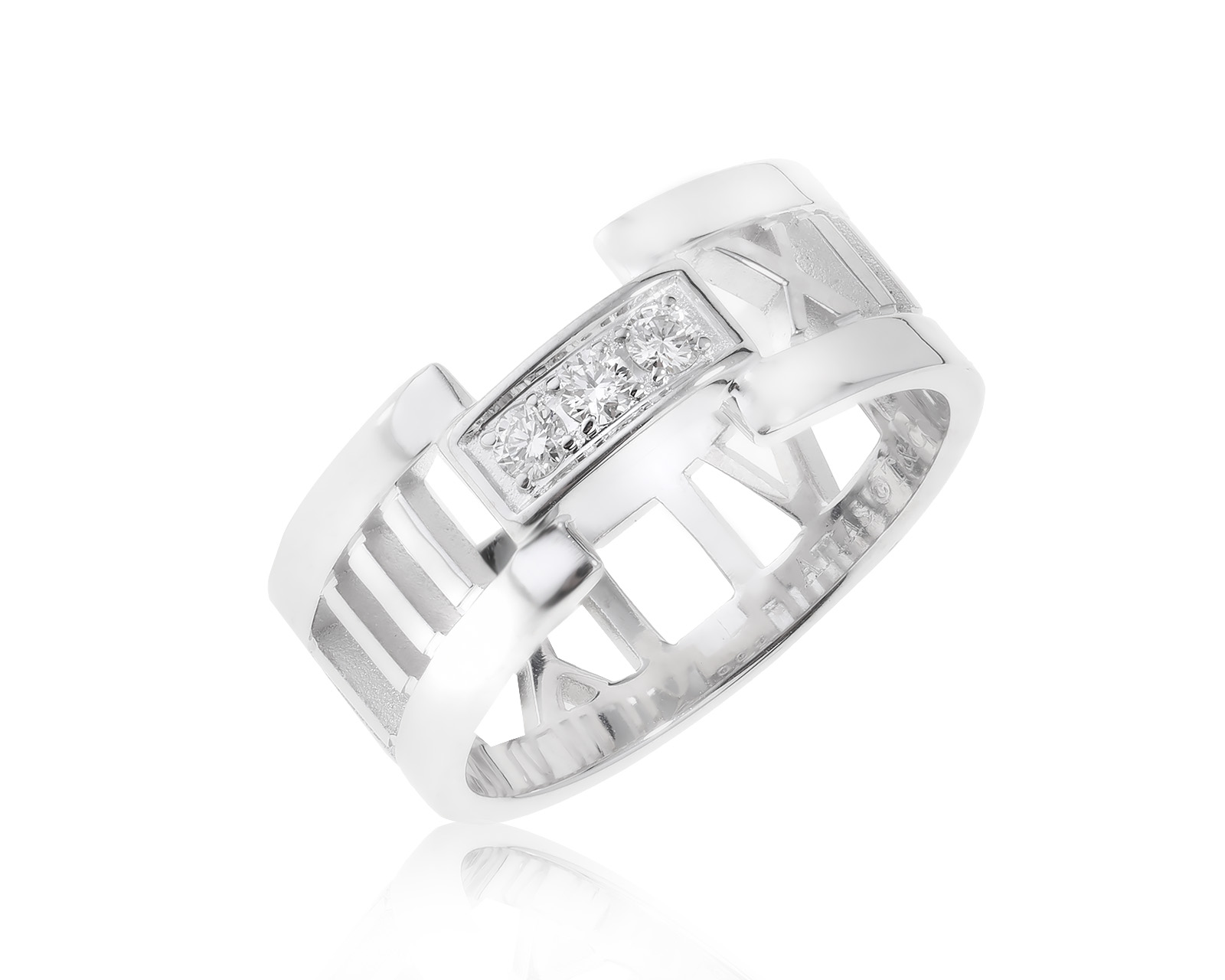 Оригинальное золотое кольцо Tiffany&Co Atlas 130623/10