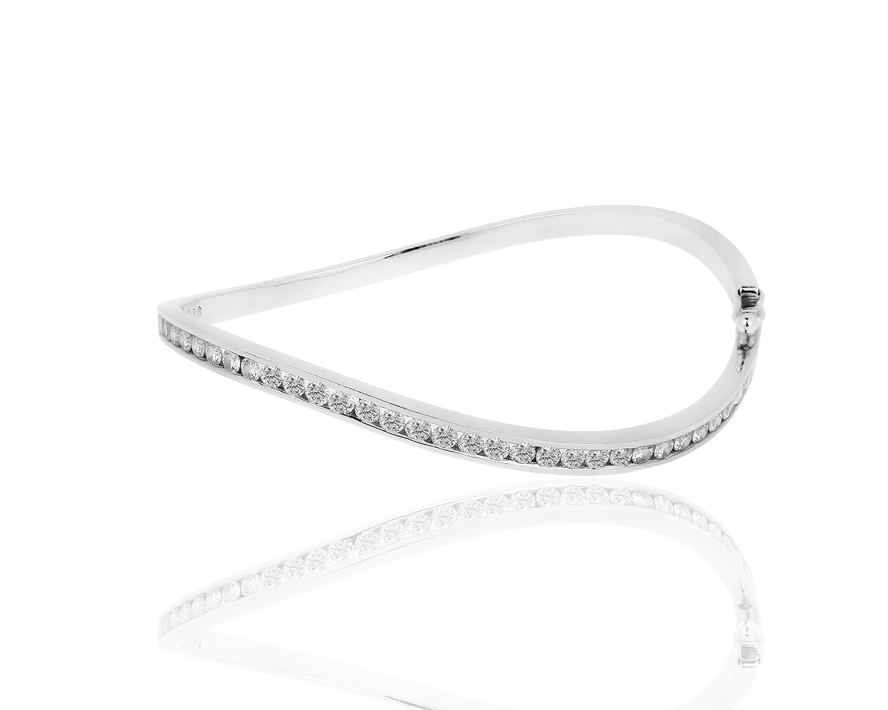 Изысканный золотой браслет с бриллиантами 1.39ct 290319/10