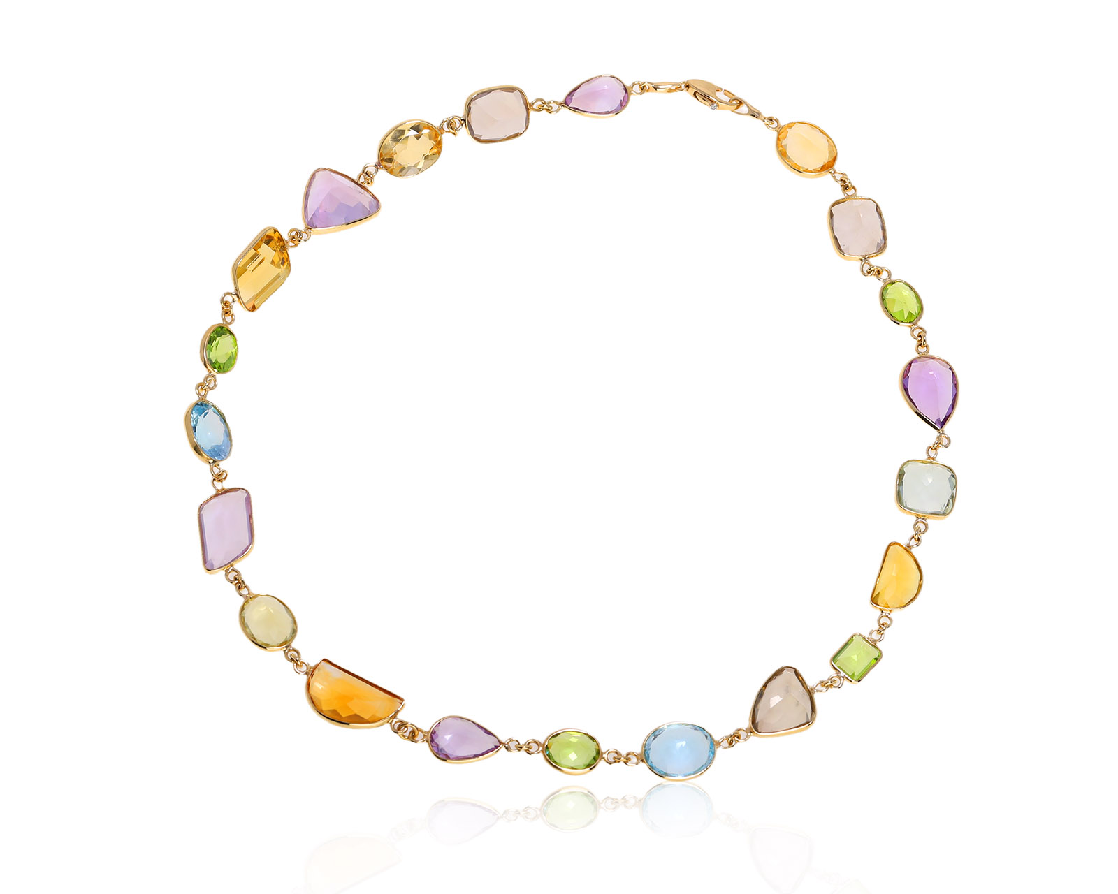 Оригинальное золотое колье с цветными камнями 72.80ct H.Stern 300925/10
