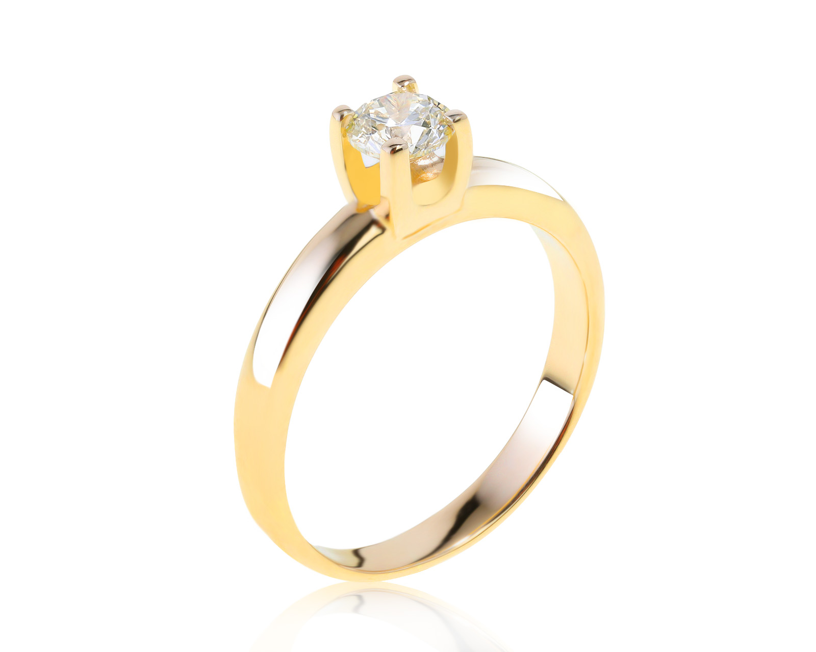 Оригинальное золотое кольцо ЭПЛ Якутские Бриллианты 131121/3