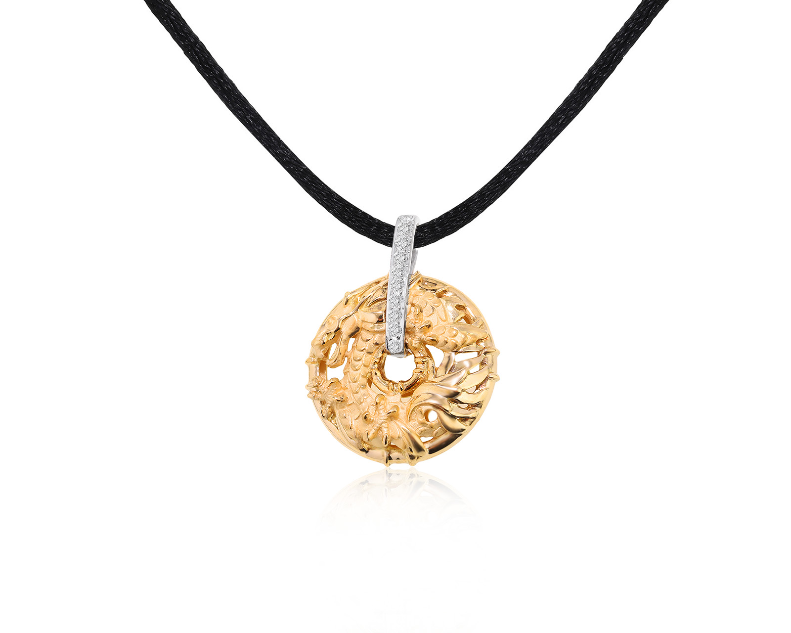 Оригинальный золотой кулон Carrera y Carrera Circulos De Fuego 240122/6