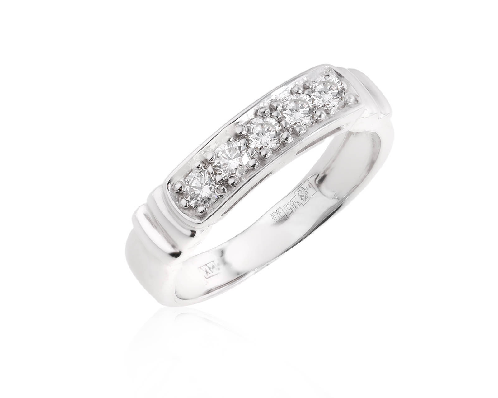 Золотое кольцо с бриллиантами 0.26ct 200725/1