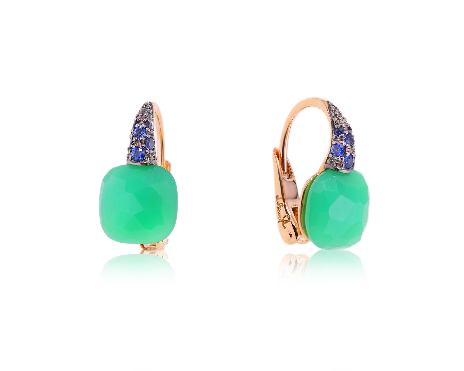 Оригинальные золотые серьги Pomellato Capri 261123/2