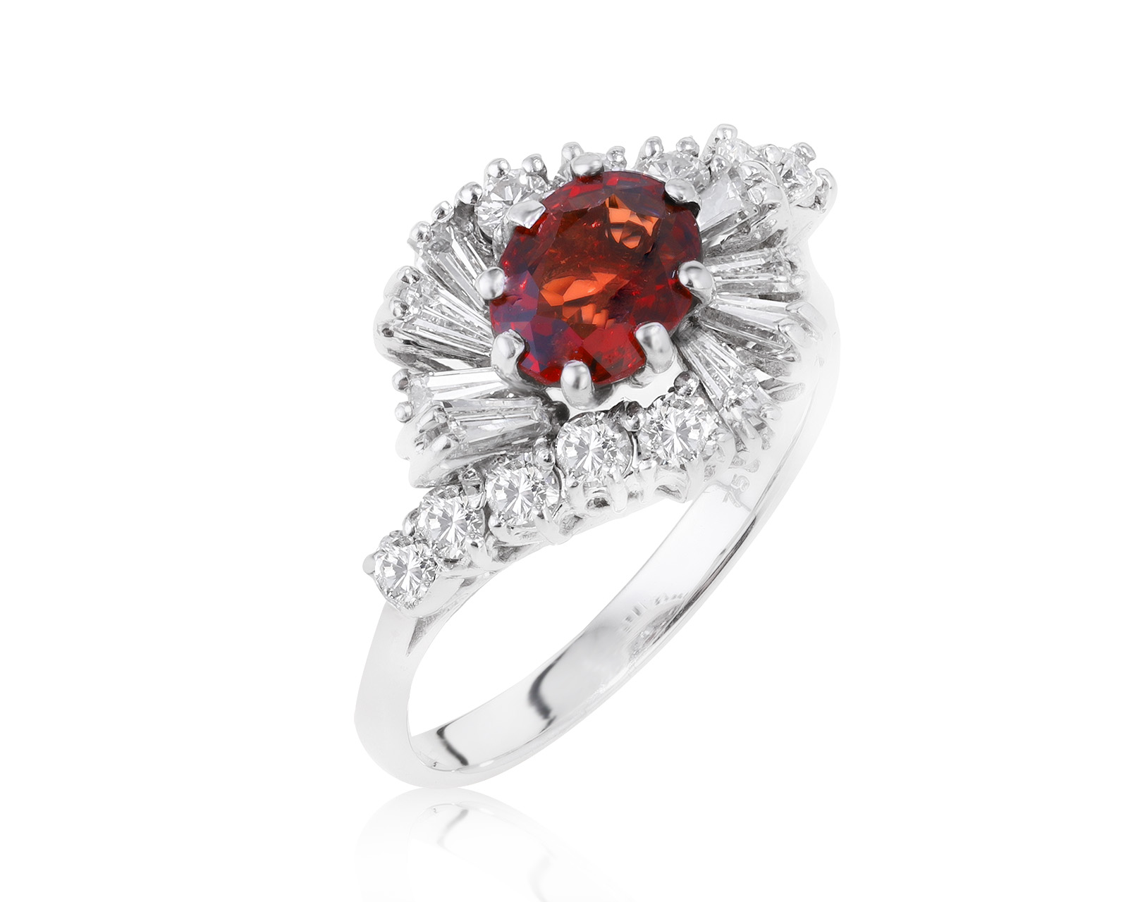 Прелестное золотое кольцо со шпинелью 1.14ct 171121/12