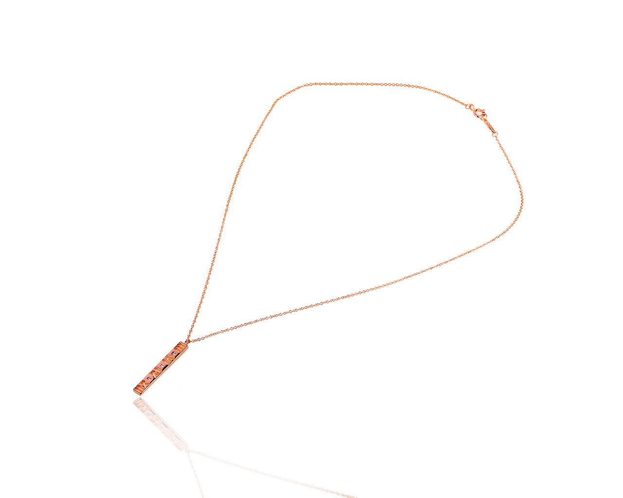 Оригинальный золотой кулон с бриллиантами 0.02ct Tiffany&Co