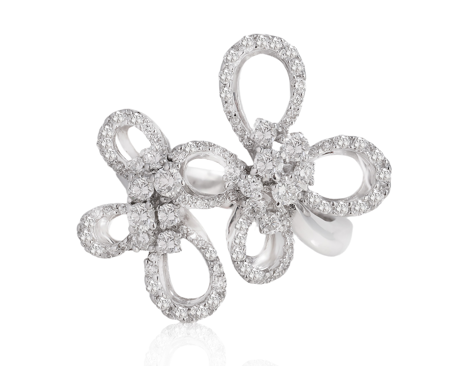 Золотое кольцо с бриллиантами 1.09ct 990065/2