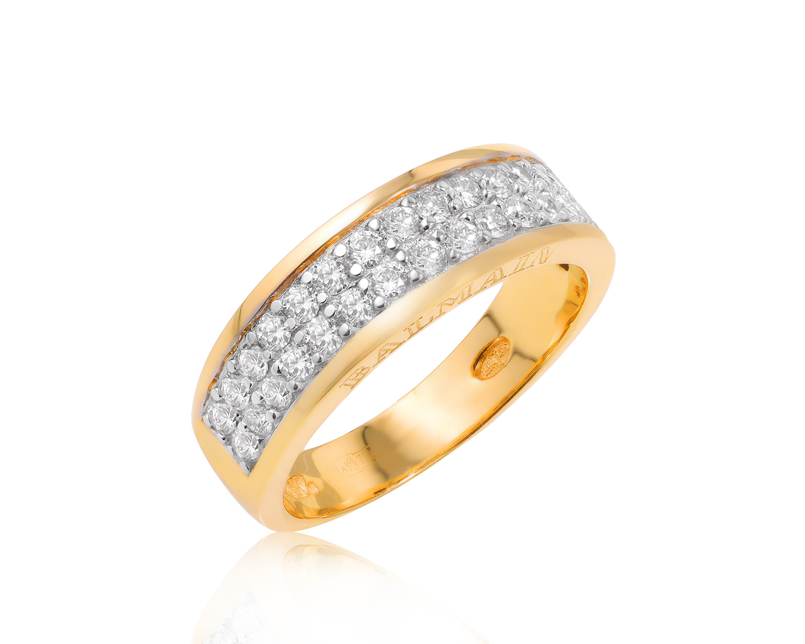 Оригинальное золотое кольцо с бриллиантами 0.50ct Balmain 200524/9 Оригинальное золотое кольцо с бриллиантами 0.50ct Balmain 200524/9