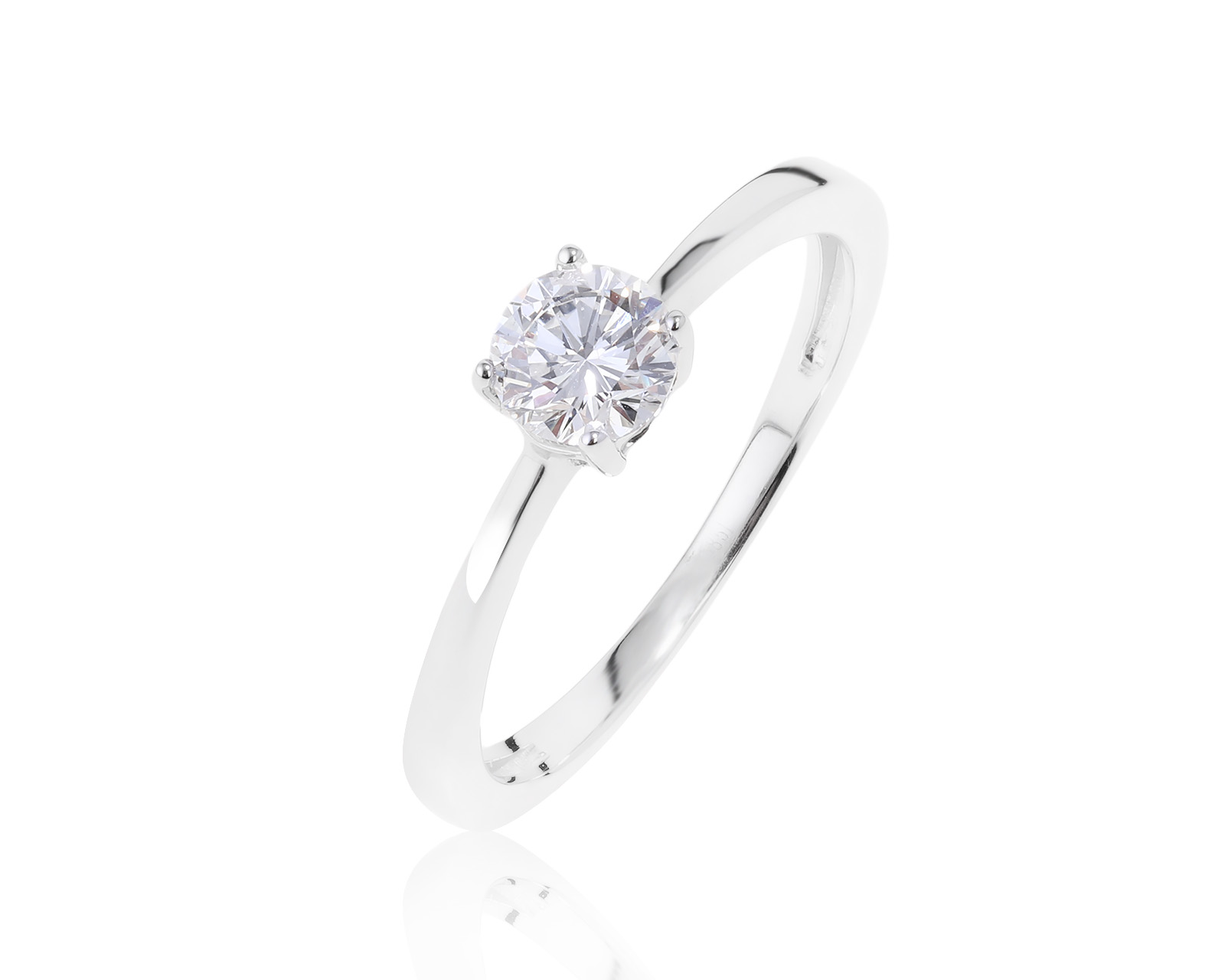 Прекрасное золотое кольцо с бриллиантом 0.52ct 070222/13