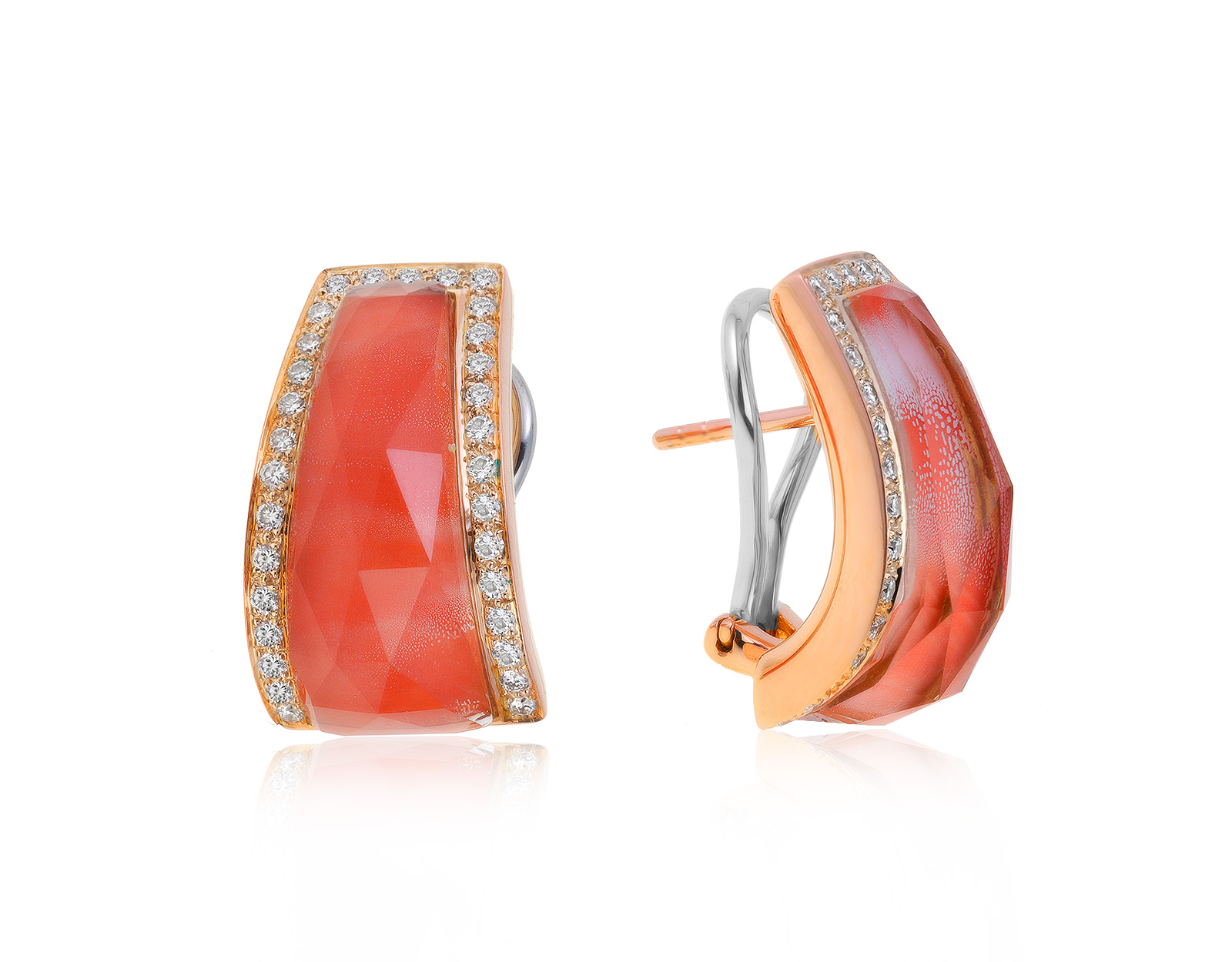 Оригинальные золотые серьги с бриллиантами 0.60ct Stephen Webster Crystal Haze 090621/6