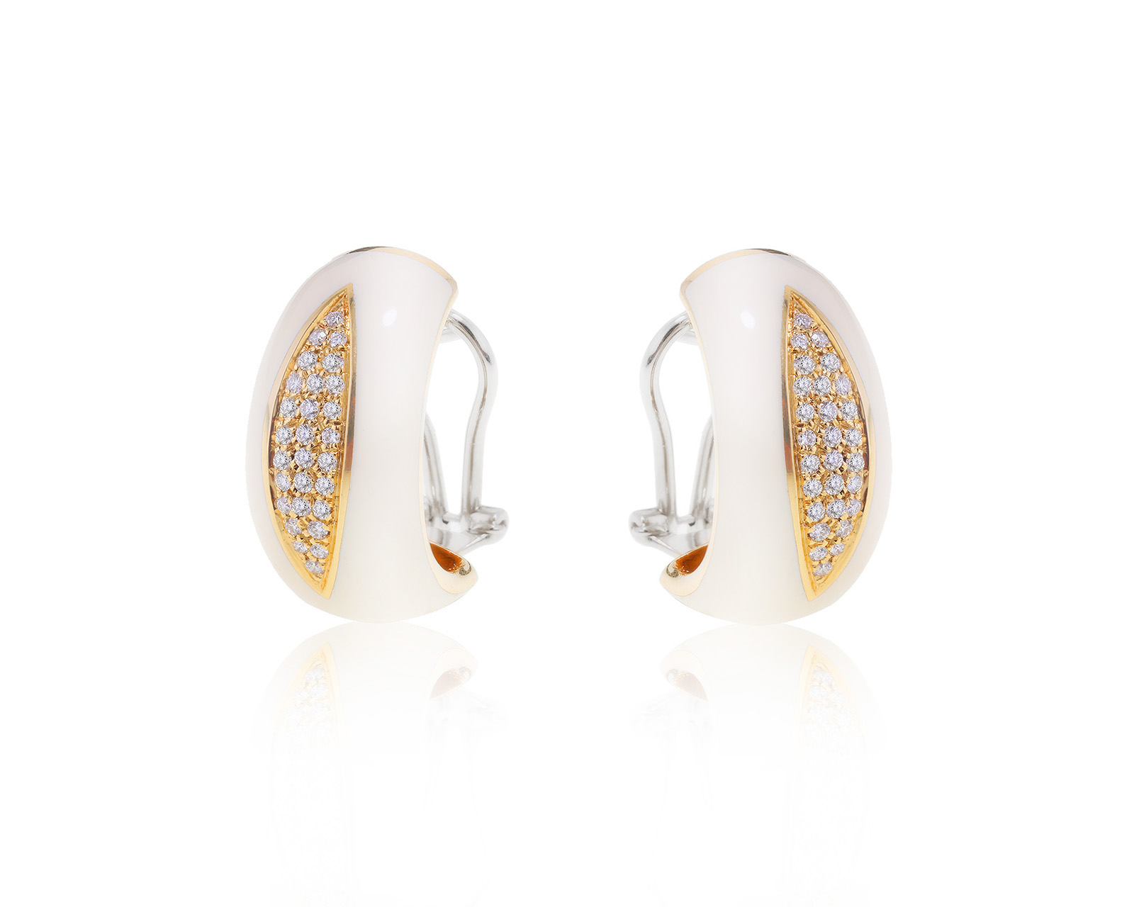 Оригинальные золотые серьги c бриллиантами 0.60ct Alessandro Fanfani 170522/14 Оригинальные золотые серьги c бриллиантами 0.60ct Alessandro Fanfani 170522/14