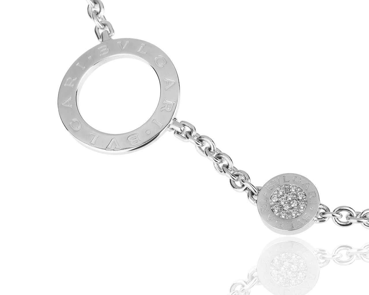 Оригинальное золотое колье с бриллиантами 0.60ct Bvlgari 060717/6