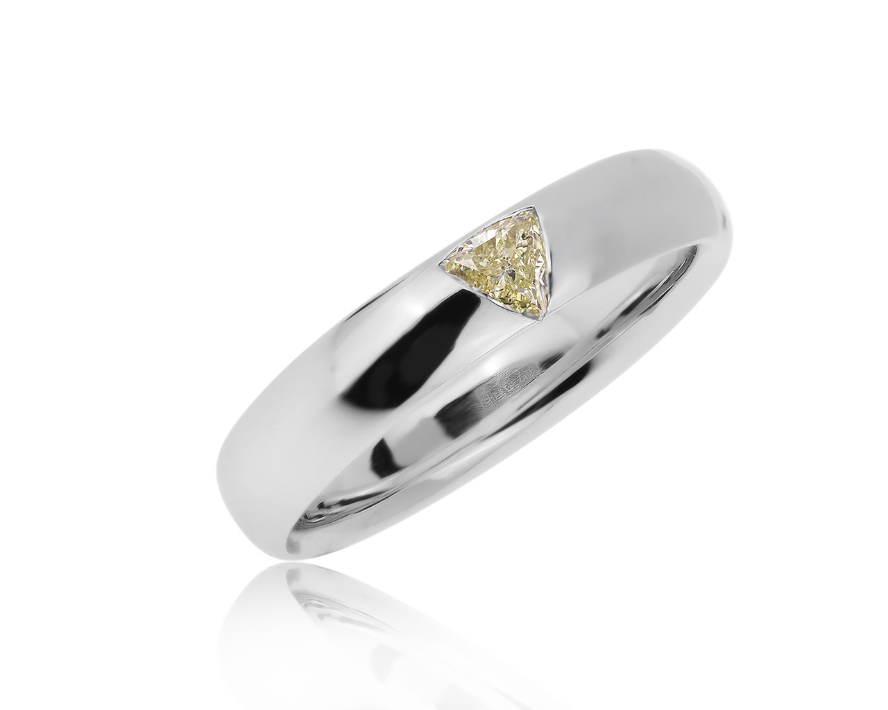 Престижное золотое кольцо с бриллиантом 0.30ct