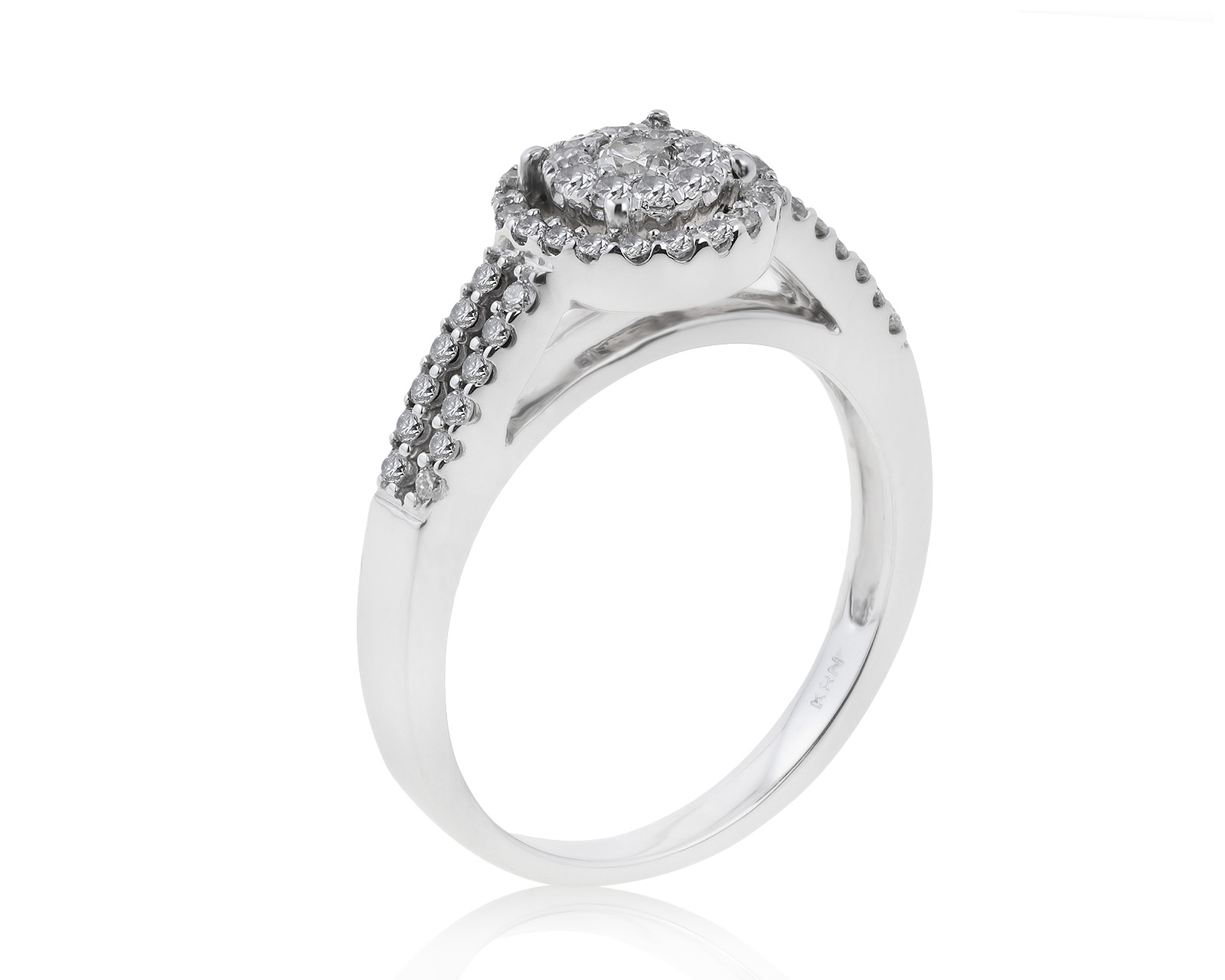 Престижное золотое кольцо с бриллиантами 0.50ct 280521/23