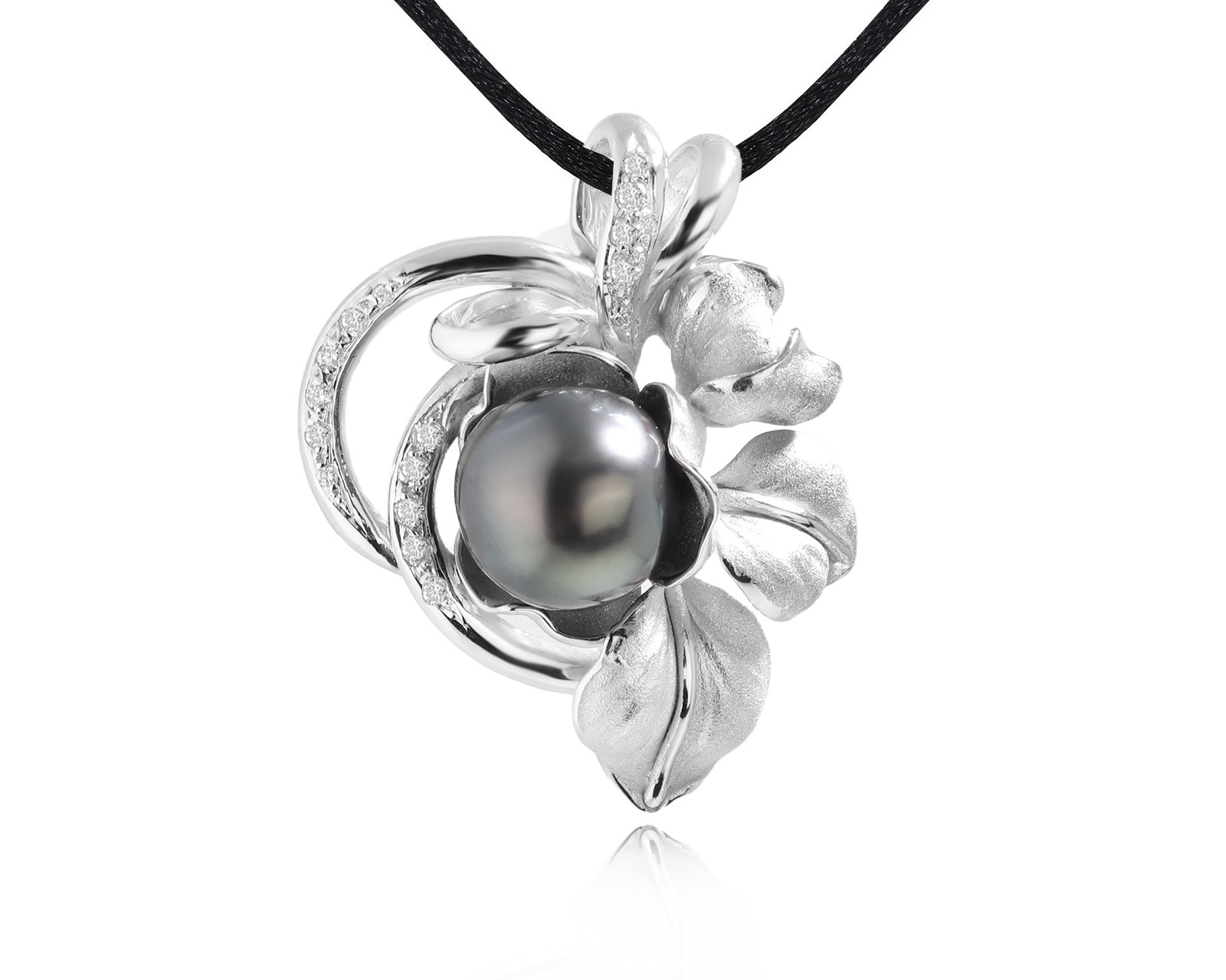 Оригинальный золотой кулон с жемчугом 11.00 мм Annamaria Cammilli 221125/4