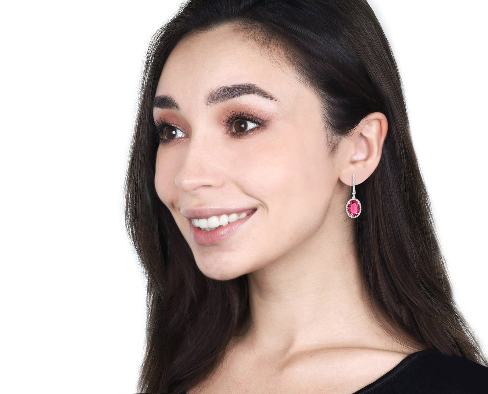 Оригинальные золотые серьги с турмалинами 4.98ct Lykov`s Jewellery