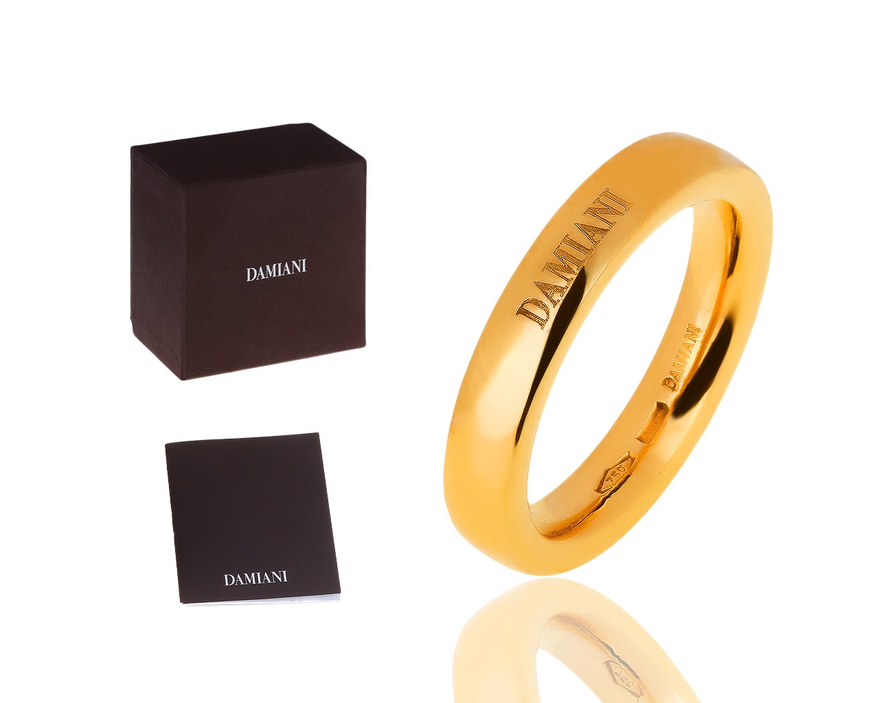 Оригинальное золотое кольцо Damiani