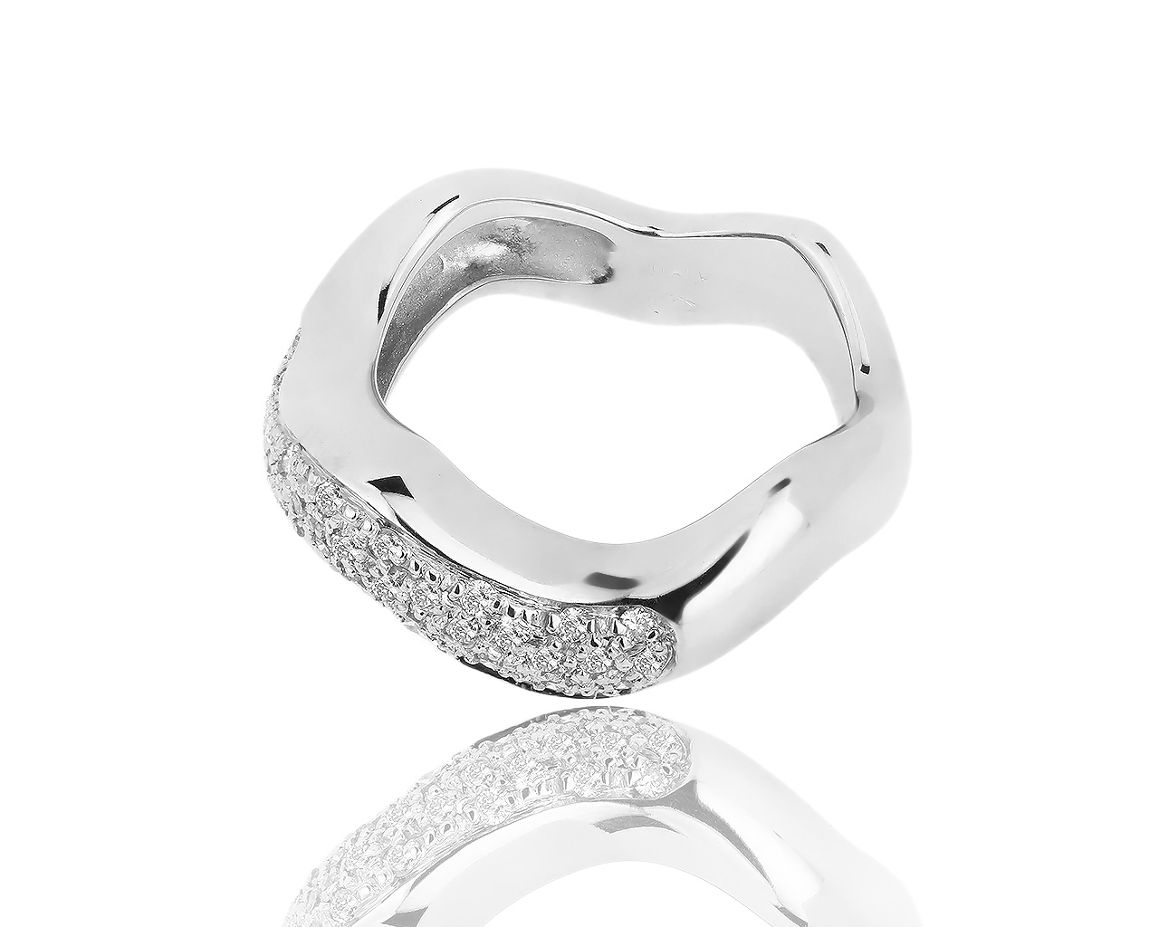 Золотое кольцо с бриллиантами 0.43ct Antonini 090818/5