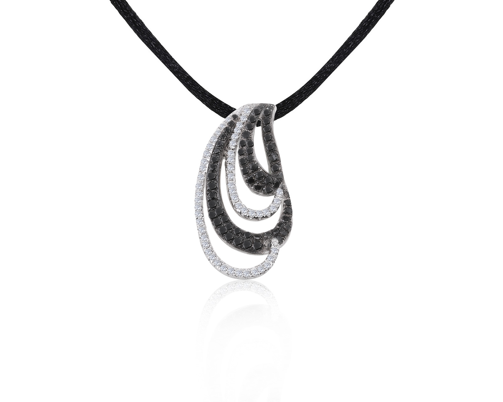 Прелестный золотой кулон с бриллиантами 0.79ct 230522/14