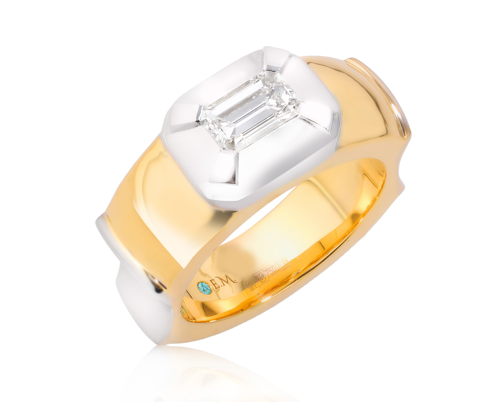 Золотое кольцо с бриллиантом 0.85ct Evgeny Matveev 190825/6 Золотое кольцо с бриллиантом 0.85ct Evgeny Matveev 190825/6