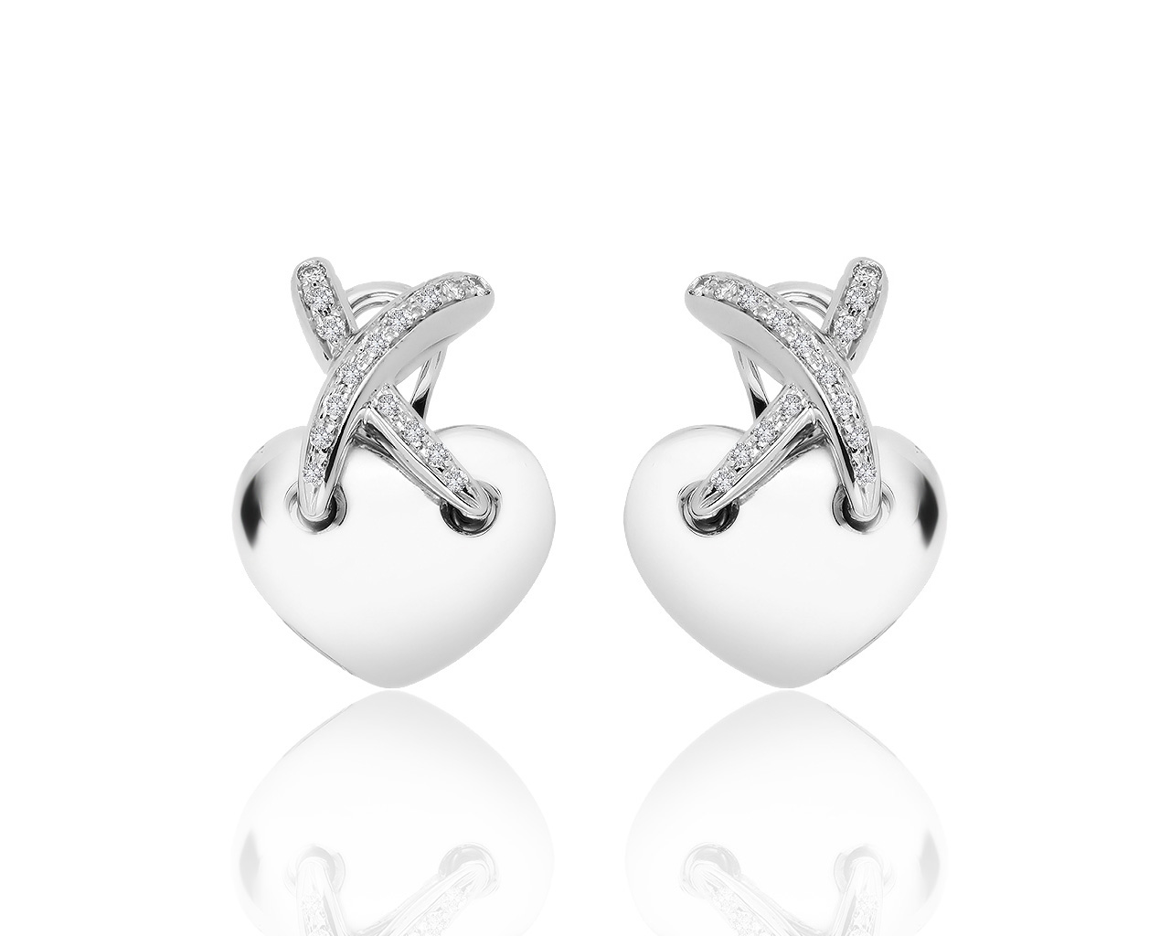 Оригинальные золотые серьги с бриллиантами 0.58ct Chaumet 280819/11