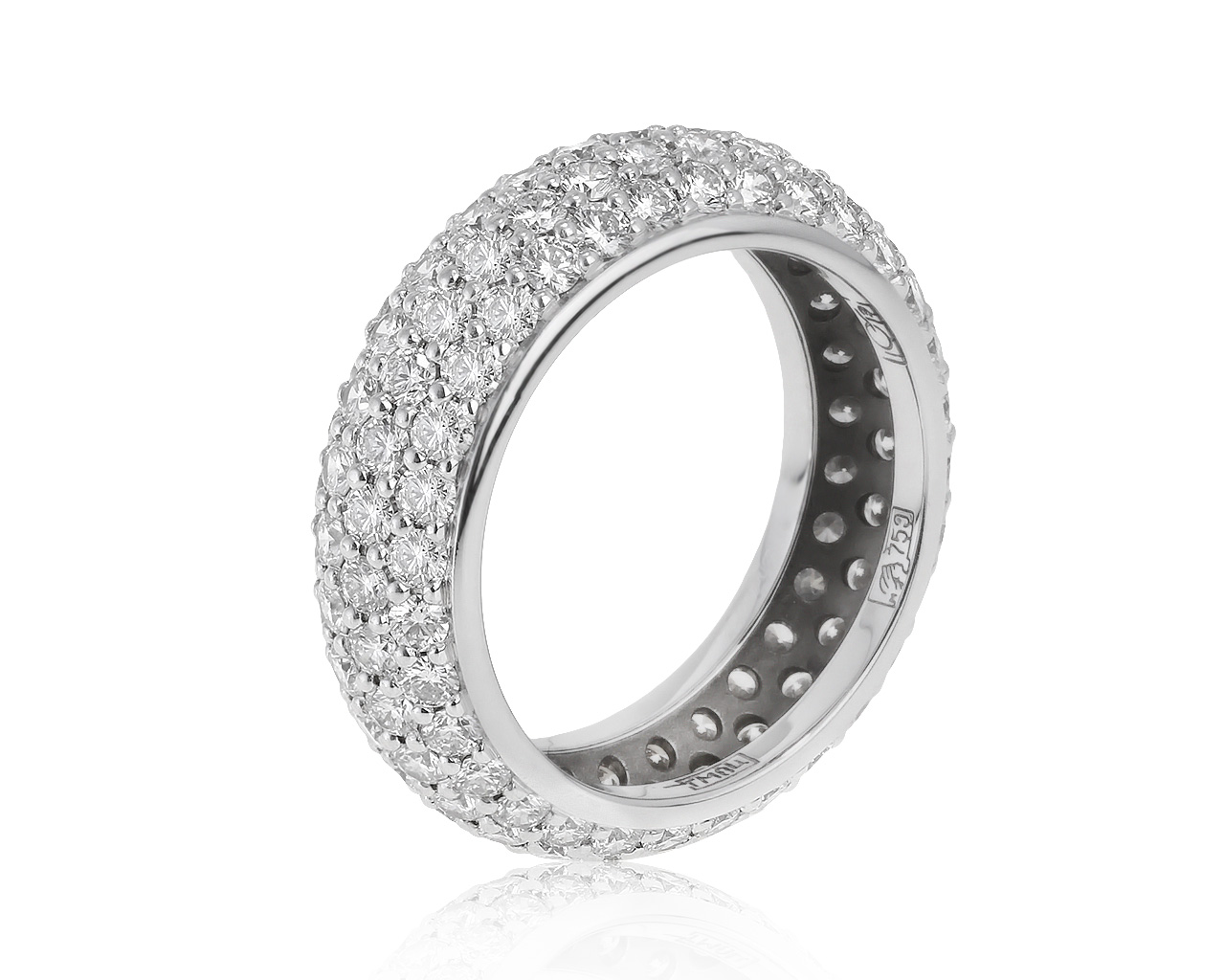 Оригинальное золотое кольцо с бриллиантами 3.20ct Jewellery Theatre