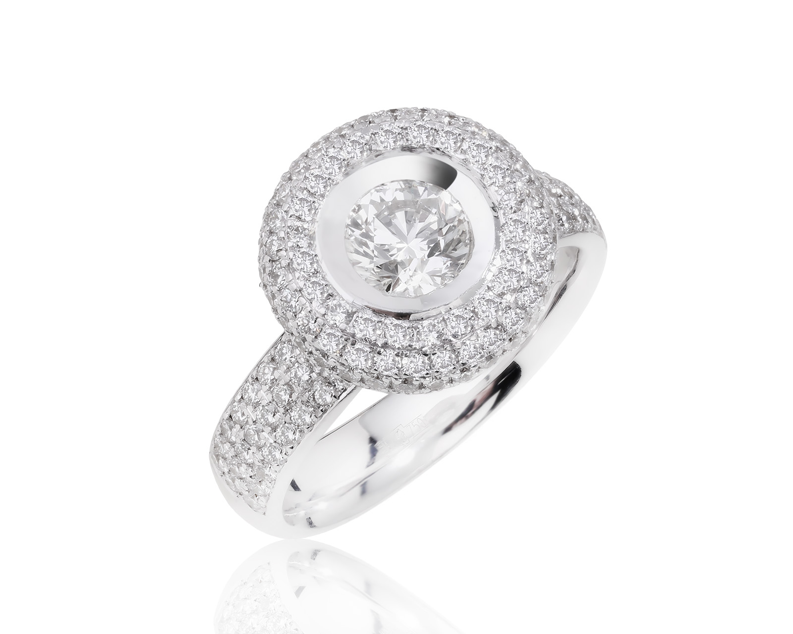 Завораживающее золотое кольцо с бриллиантами 2.48ct 050522/5