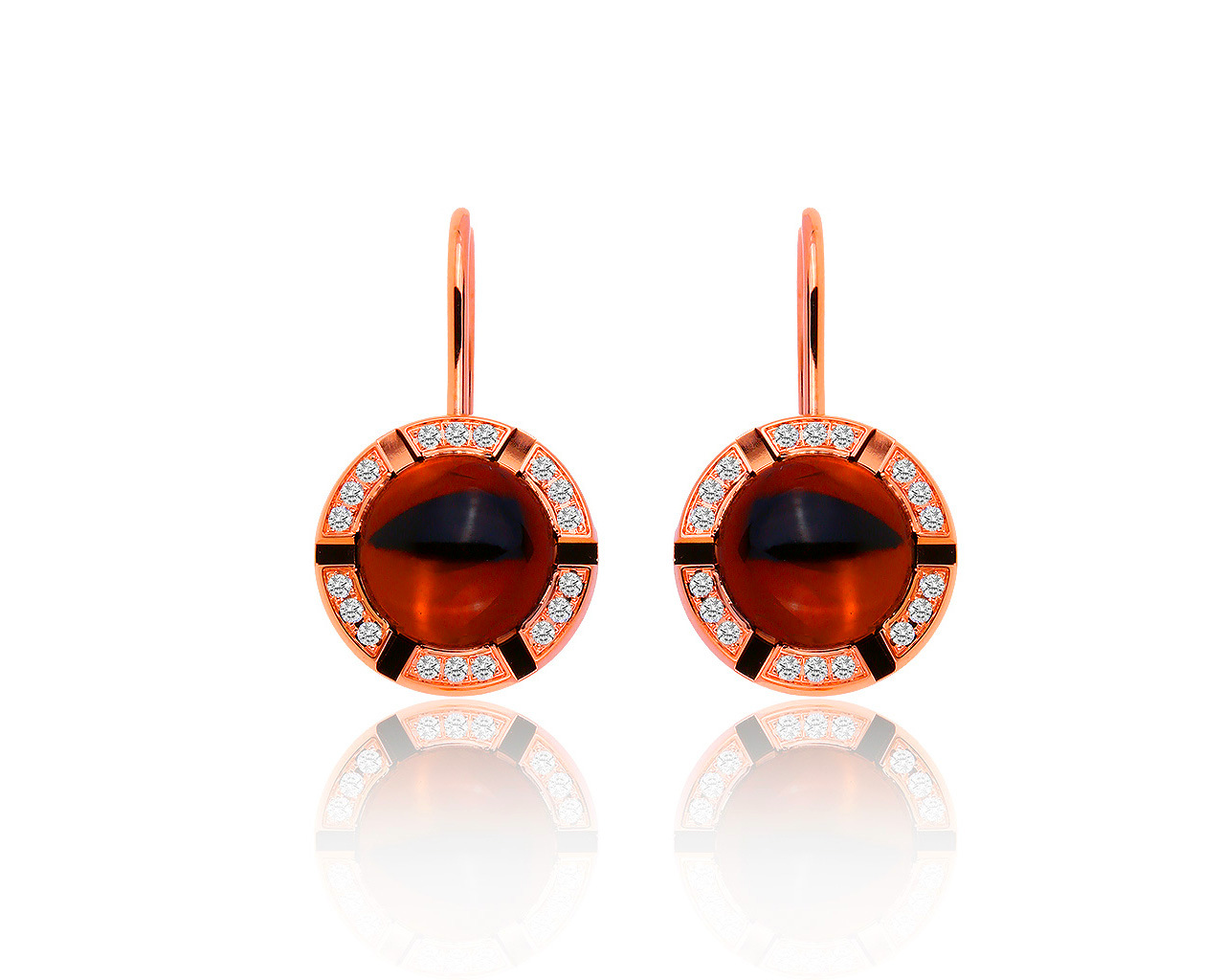 Оригинальные золотые серьги с бриллиантами 0.18ct Chaumet 090819/16 Оригинальные золотые серьги с бриллиантами 0.18ct Chaumet 090819/16