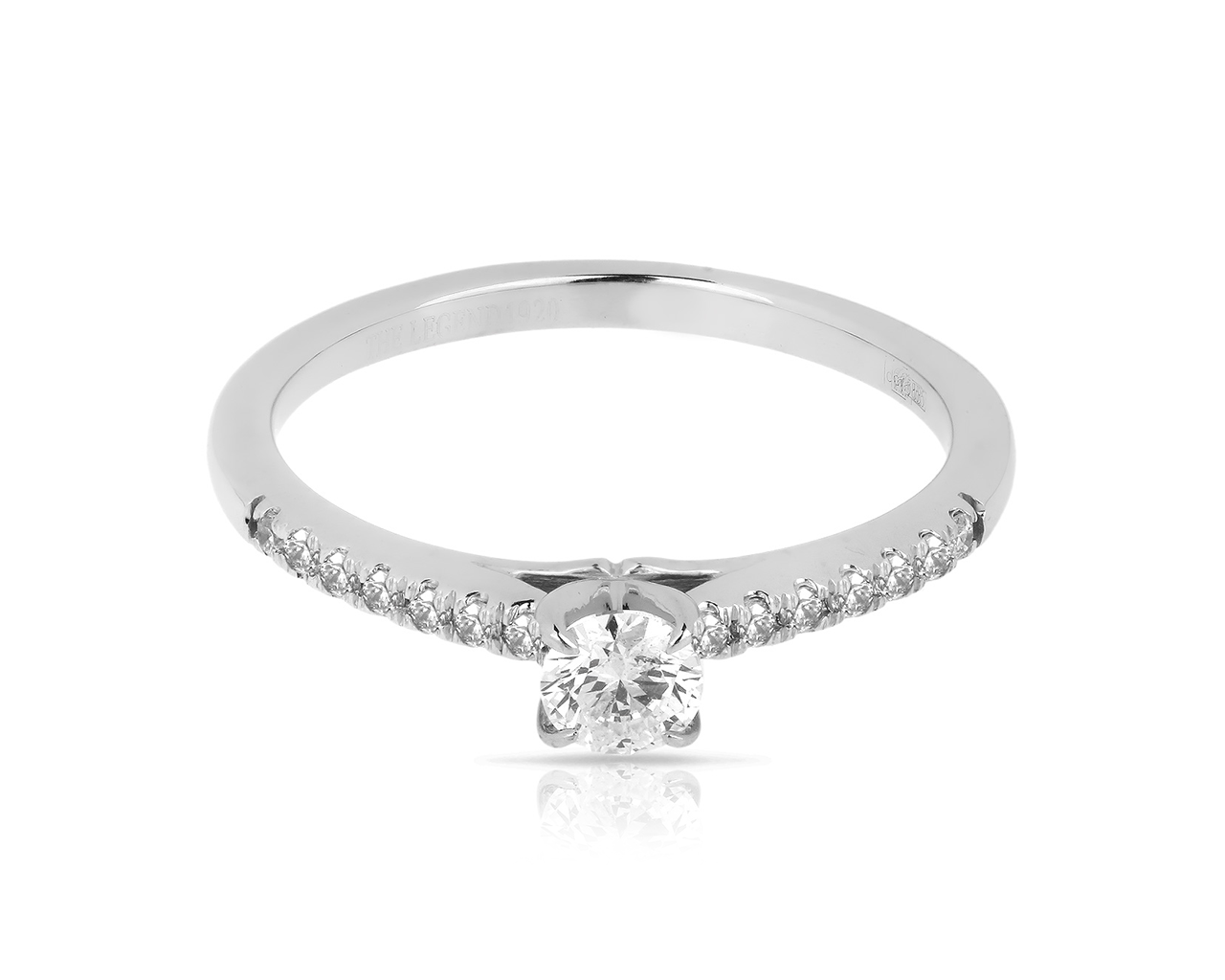 Прелестное золотое кольцо с бриллиантами 0.30ct 120618/13