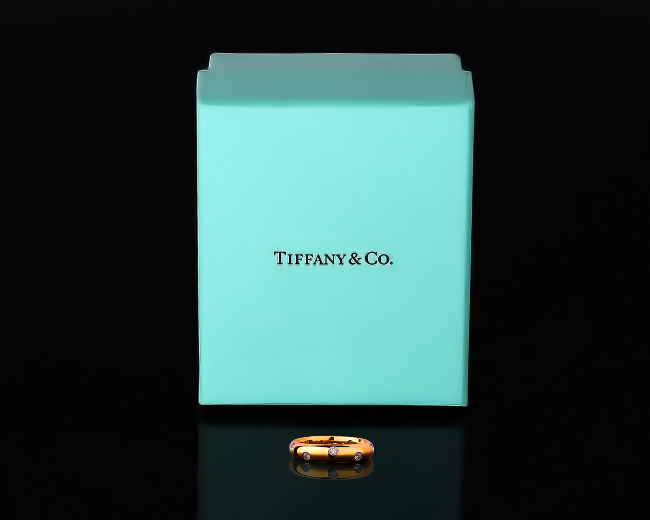 Элегантное золотое кольцо Tiffany&Co Etoile