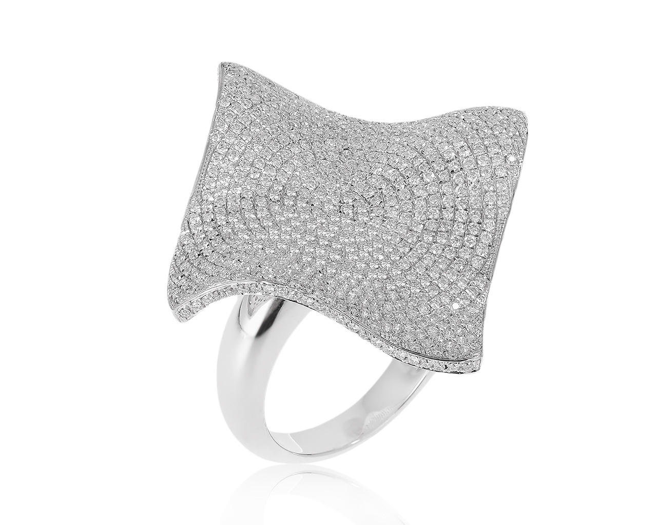 Завораживающее золотое кольцо с бриллиантами 2.20ct 271020/9 Завораживающее золотое кольцо с бриллиантами 2.20ct 271020/9