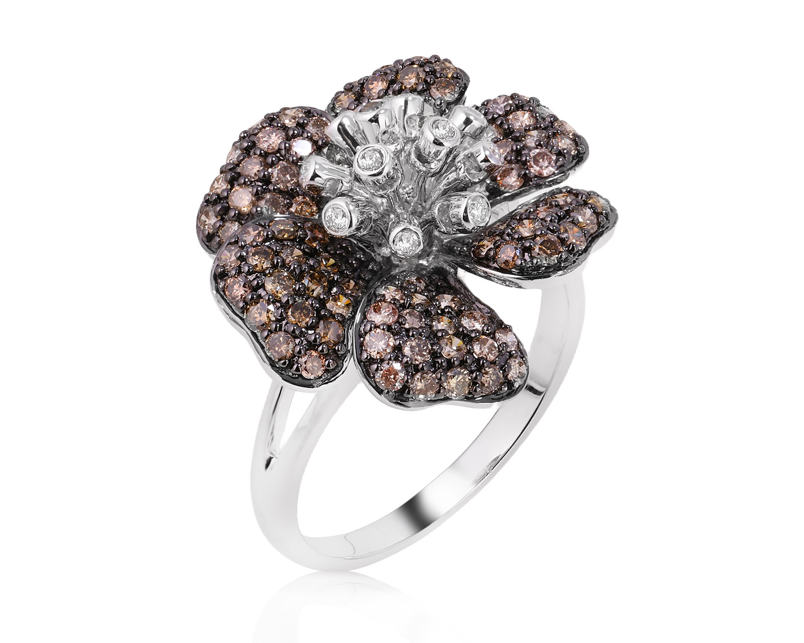 Золотое кольцо с бриллиантами 1.44ct 251025/6