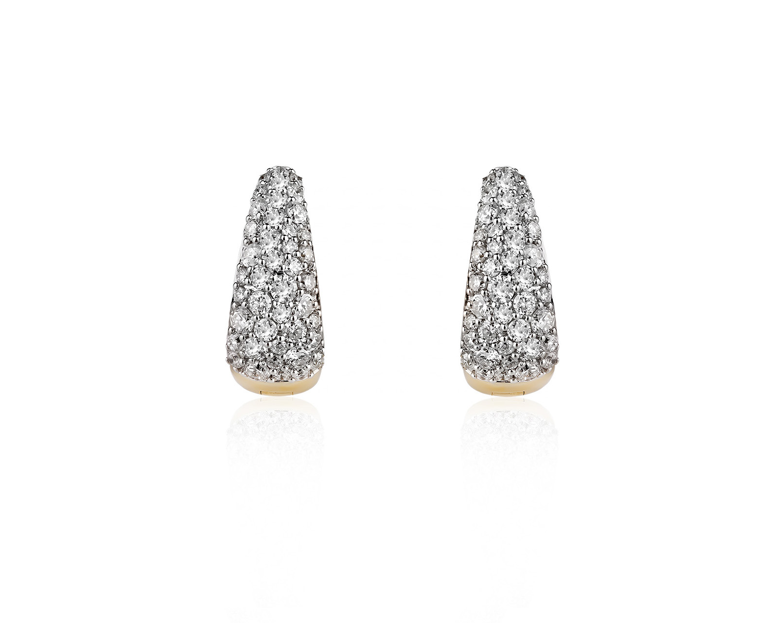 Оригинальные золотые серьги с бриллиантами 0.72ct Michael Hill Stardust Hoops 110826/9