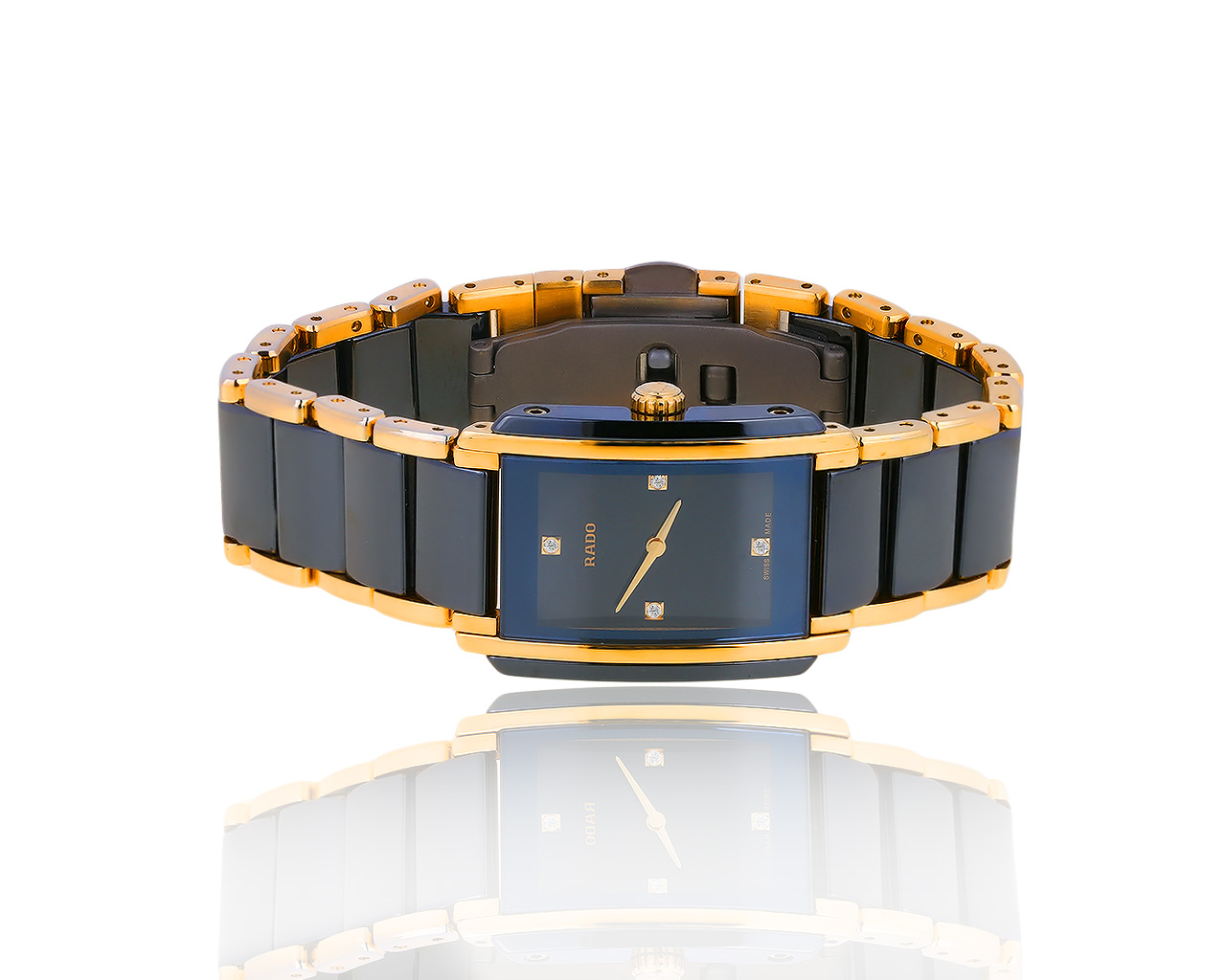 Стильные наручные часы с бриллиантами Rado Integral