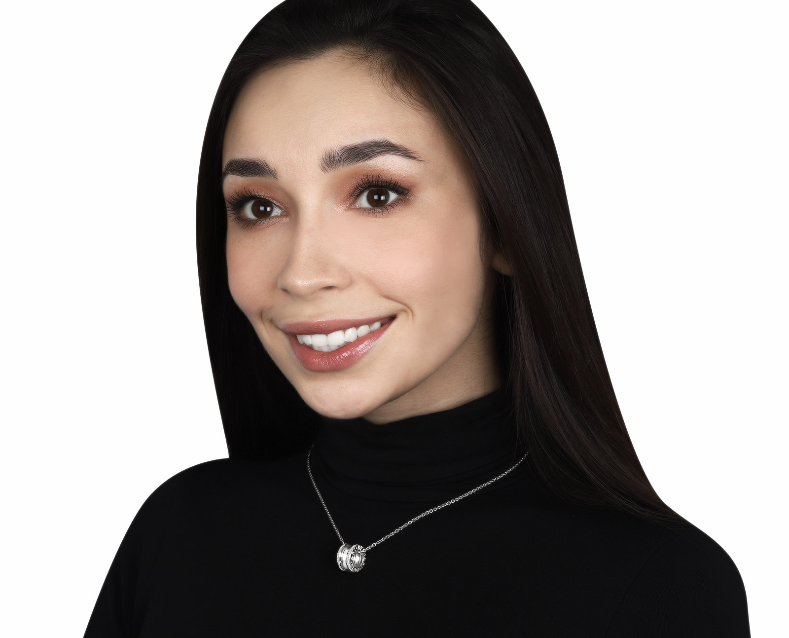 Оригинальный золотой кулон с бриллиантами 0.38ct Bvlgari B.Zero1