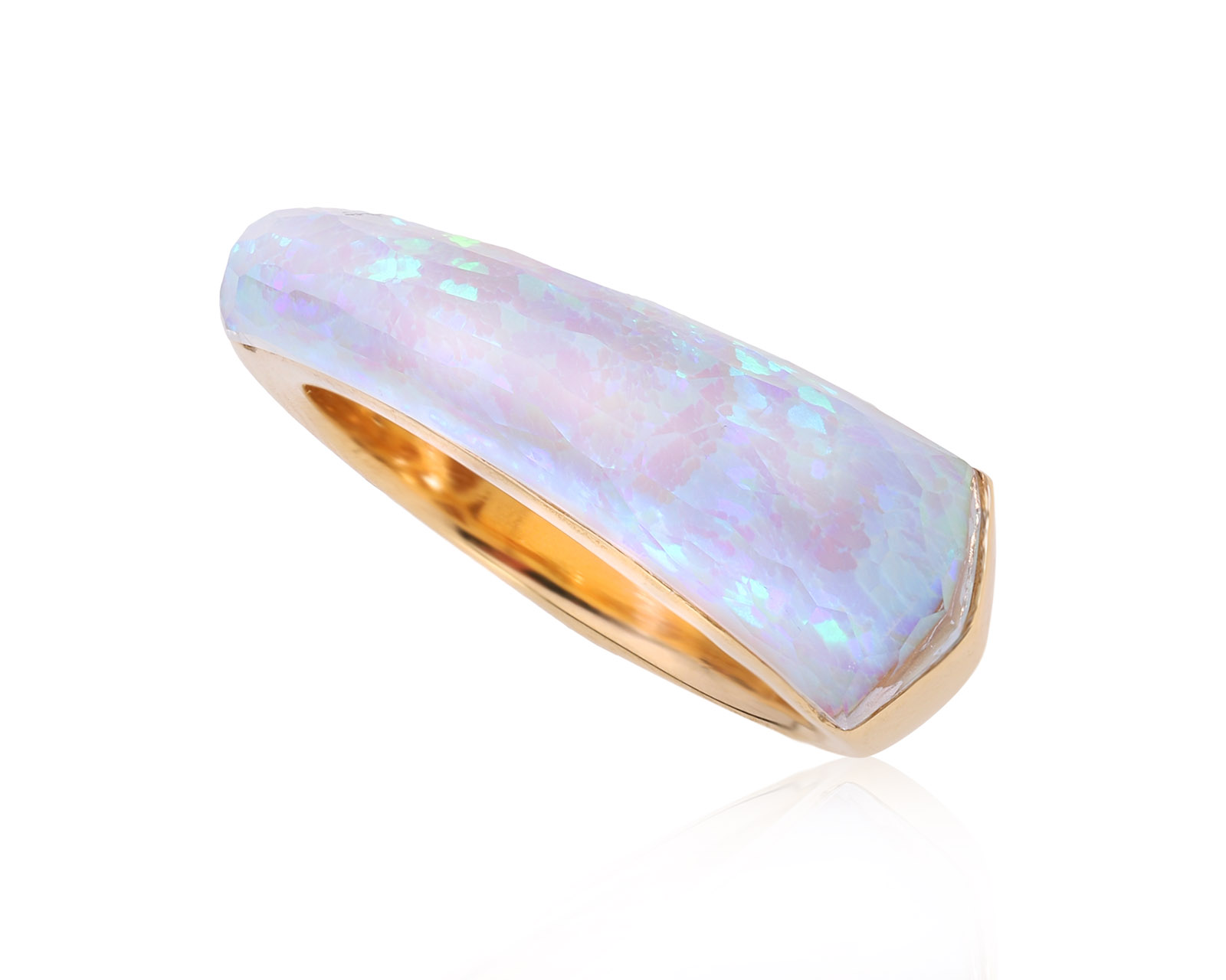 Оригинальное золотое кольцо Stephen Webster Crystal Haze Shard Stack