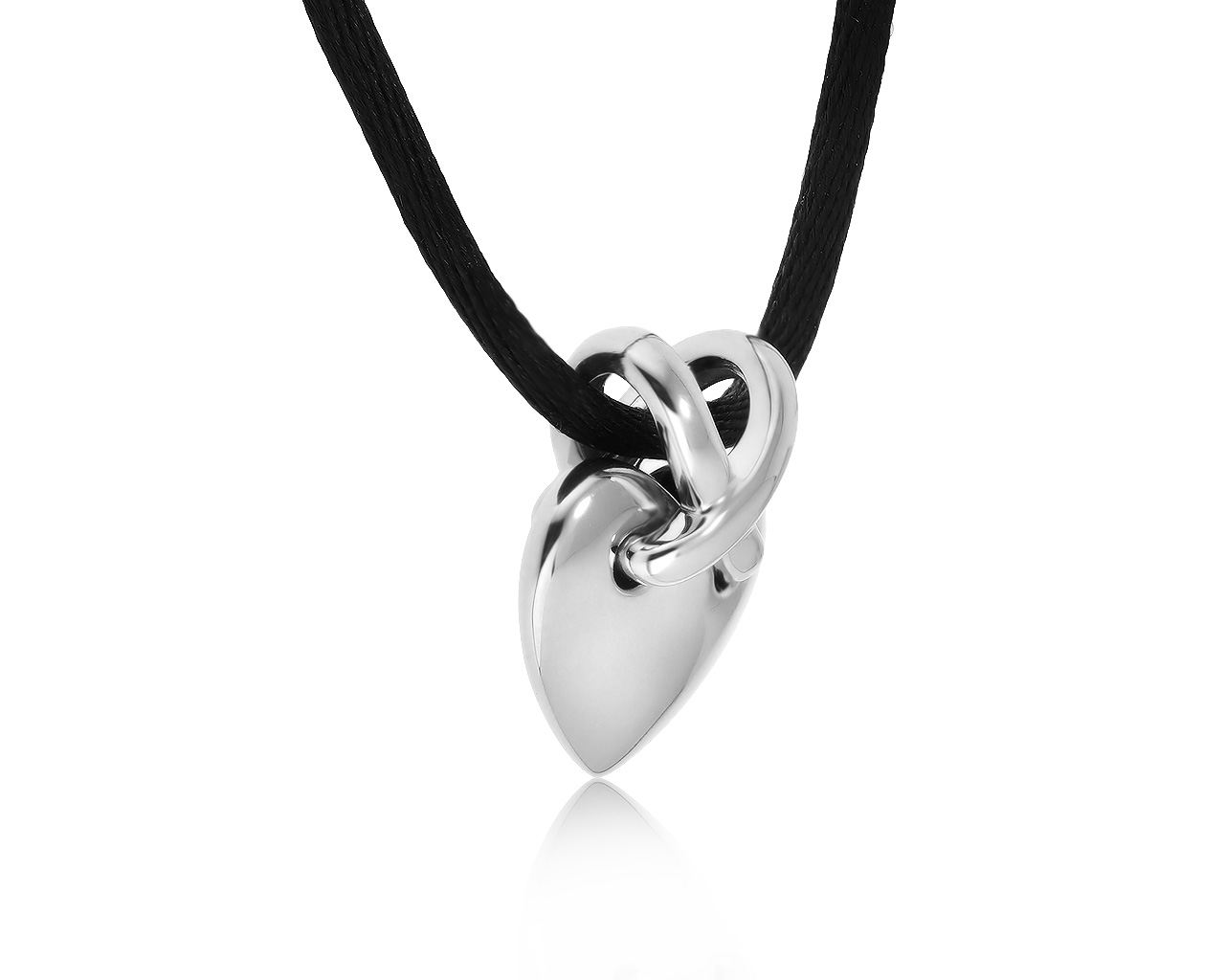 Оригинальный золотой кулон Chaumet Liens Heart
