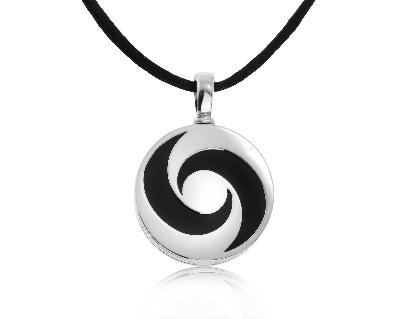 Оригинальный золотой кулон с ониксом Bvlgari Optical 070421/1