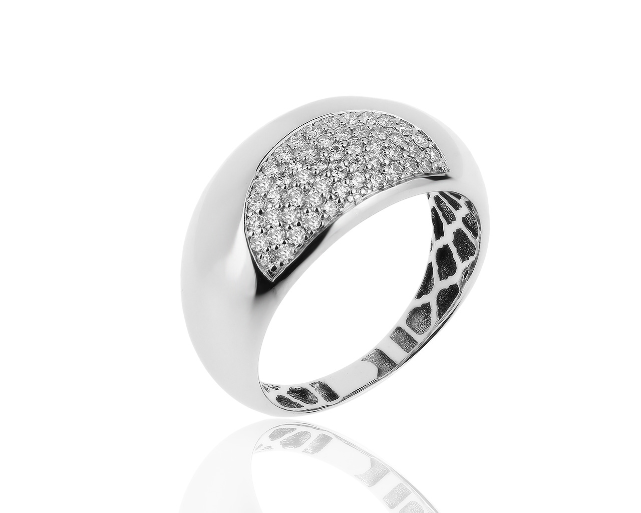 Достойное золотое кольцо с бриллиантами 0.50ct 181119/15